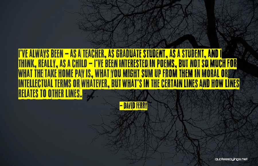 Saffrano Quotes By David Ferry Saffrano Quotes By David Ferry