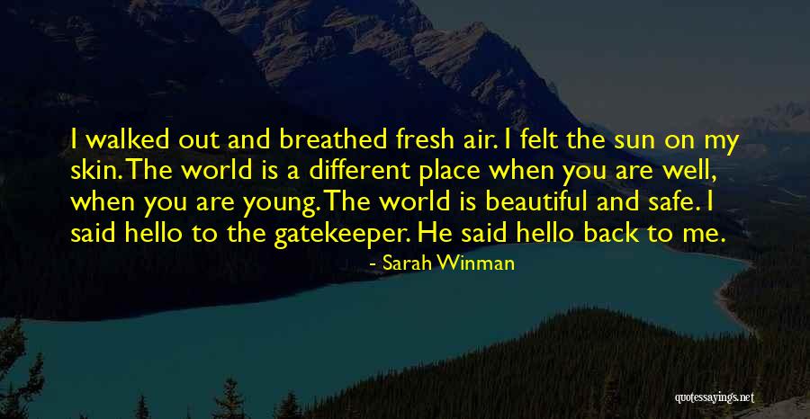 Safiyya Kara Quotes By Sarah Winman Safiyya Kara Quotes By Sarah Winman