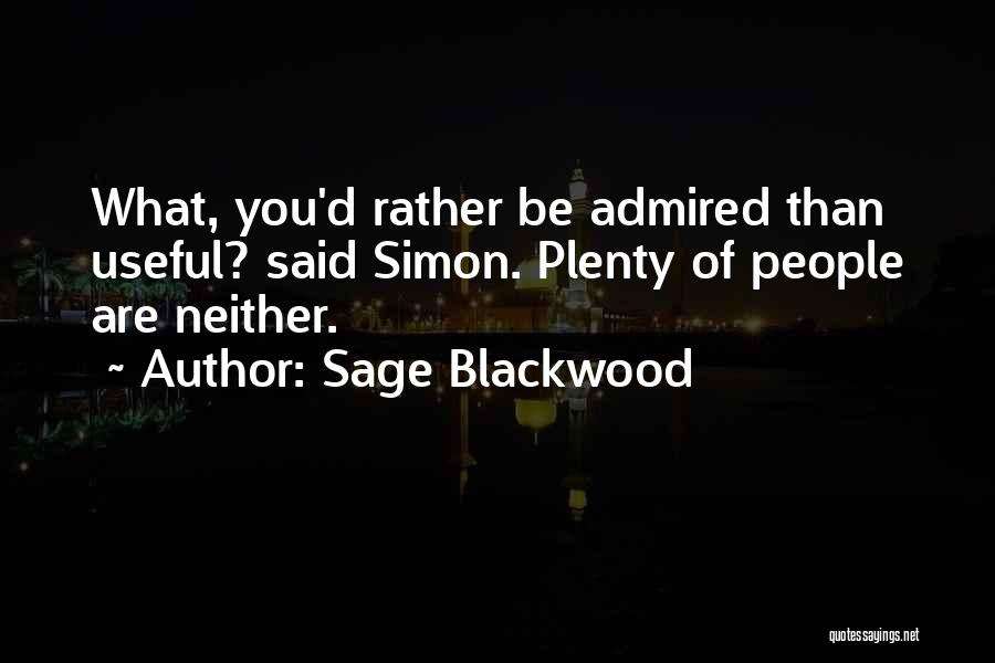 Sage Blackwood Quotes 171144