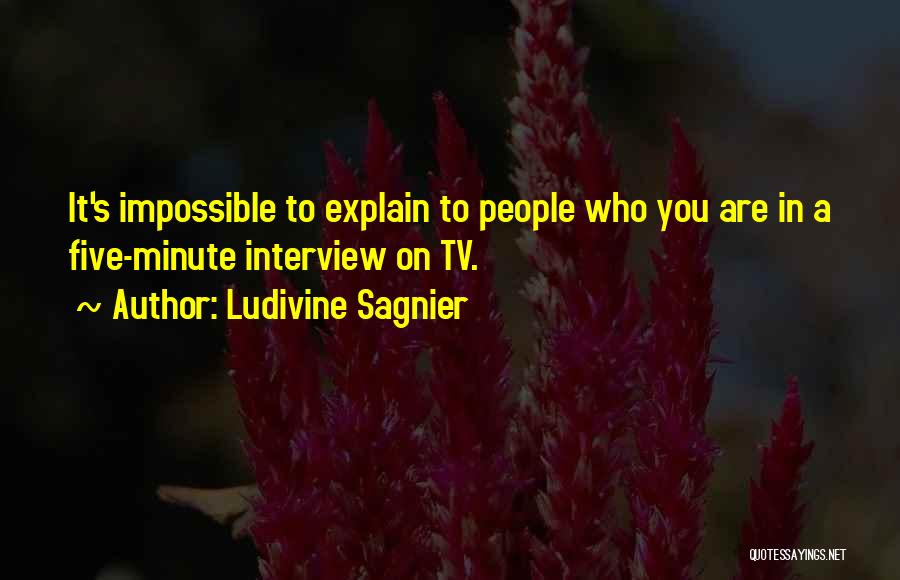 Sagnier Quotes By Ludivine Sagnier