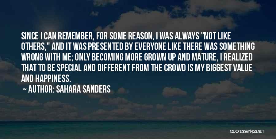 Sahara Sanders Quotes 1274908