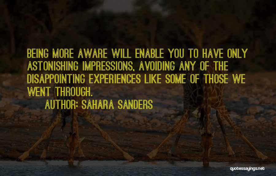 Sahara Sanders Quotes 185185