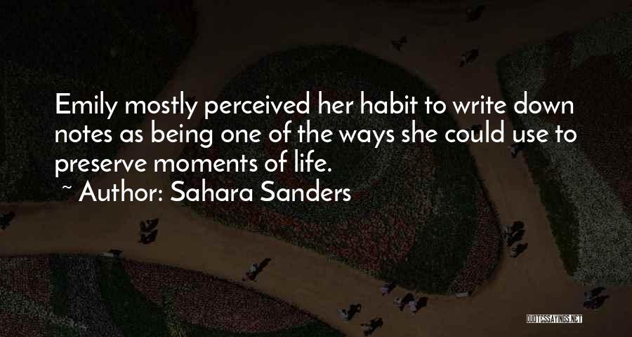 Sahara Sanders Quotes 459938