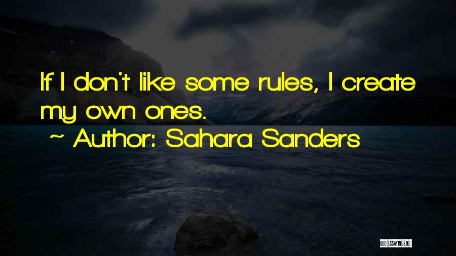Sahara Sanders Quotes 743239