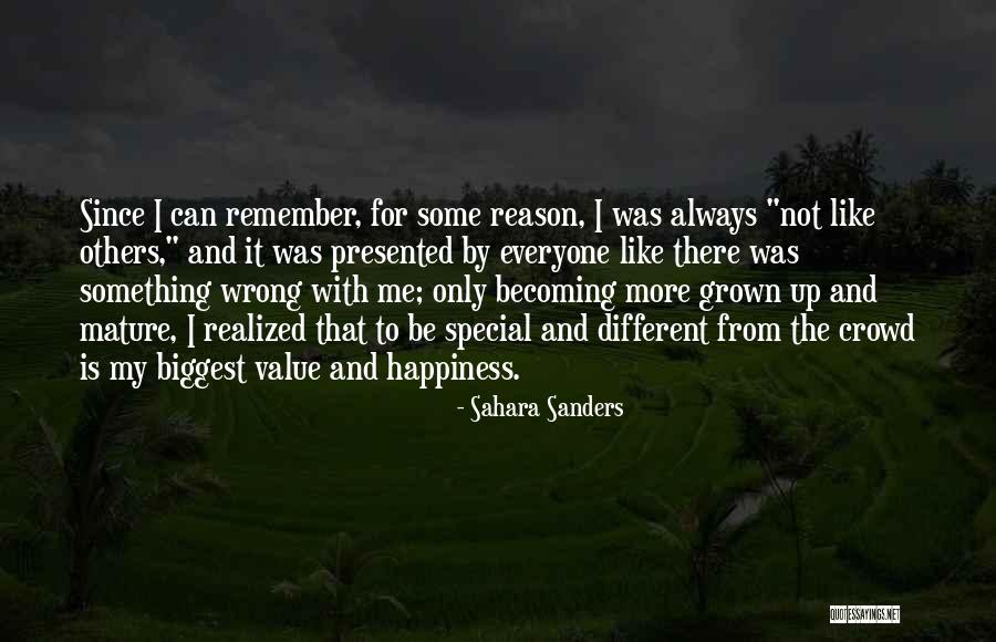 Sahara Special Quotes By Sahara Sanders