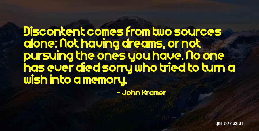 Sahihi Video Quotes By John Kramer Sahihi Video Quotes By John Kramer
