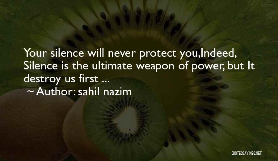 Sahil Nazim Quotes 948987
