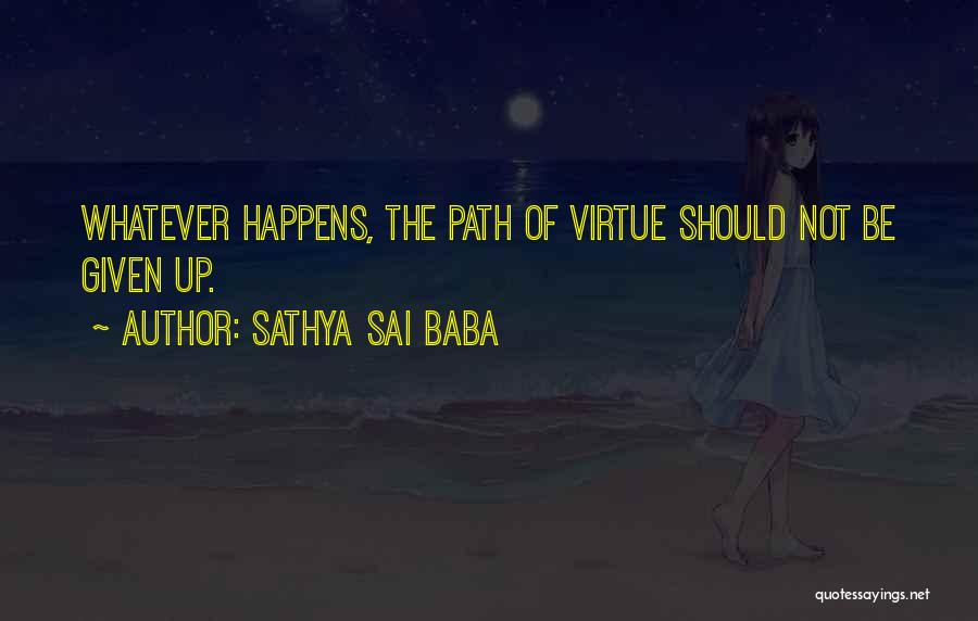 Sai Baba Sathya Quotes By Sathya Sai Baba