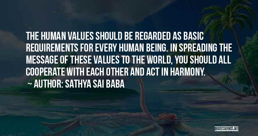 Sai Baba Sathya Quotes By Sathya Sai Baba