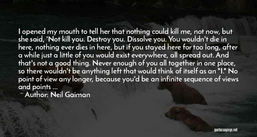 Said Enough Quotes By Neil Gaiman