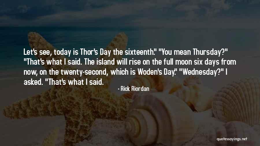 Said To Thor Quotes By Rick Riordan Said To Thor Quotes By Rick Riordan