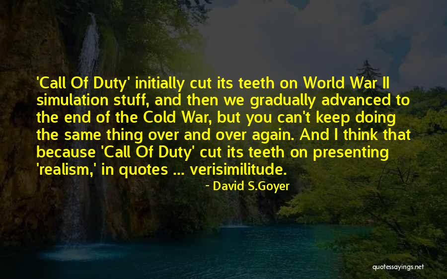 Saido Ntibazonkiza Quotes By David S.Goyer Saido Ntibazonkiza Quotes By David S.Goyer