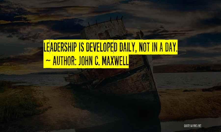 Sailed Through Crossword Quotes By John C. Maxwell