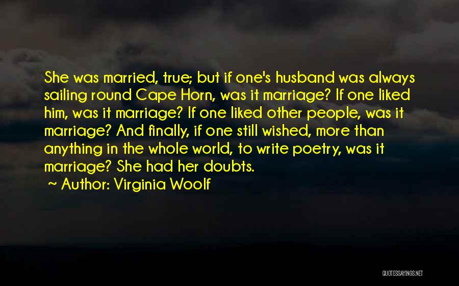 Sailing And Marriage Quotes By Virginia Woolf