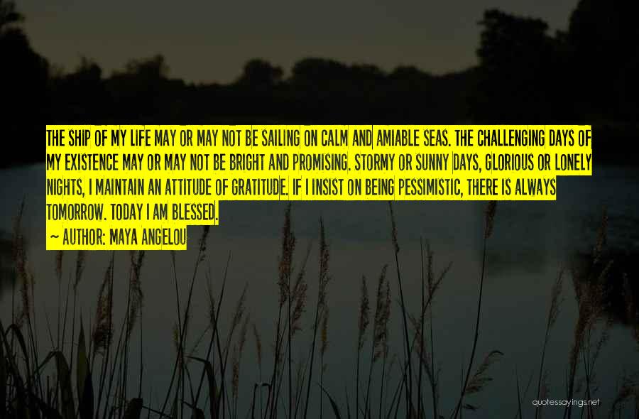 Sailing Life Quotes By Maya Angelou