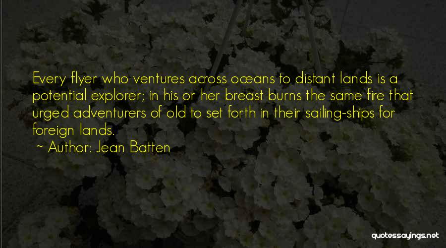 Sailing Quotes By Jean Batten