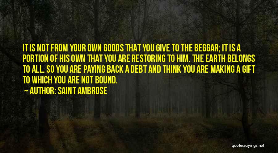 Saint Ambrose Quotes 465490