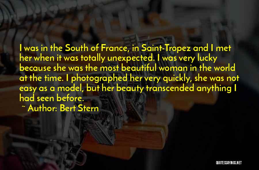 Saint Anything Quotes By Bert Stern