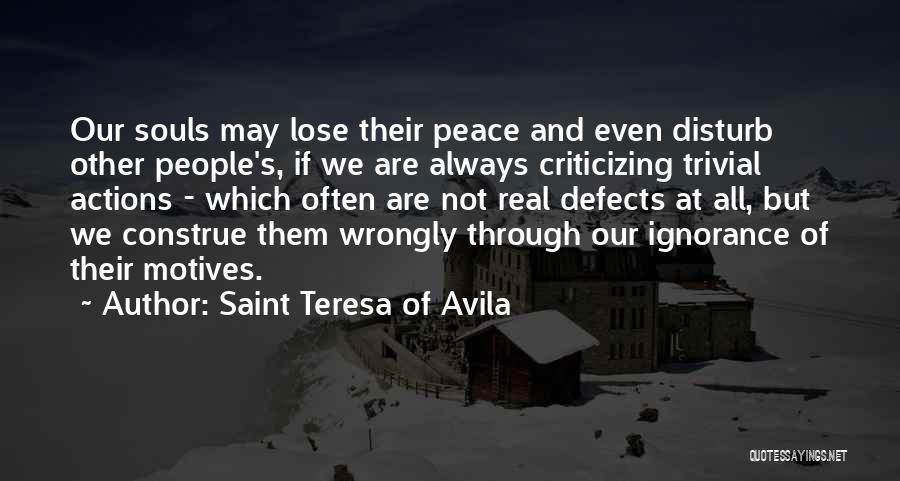 Saint Avila Quotes By Saint Teresa Of Avila