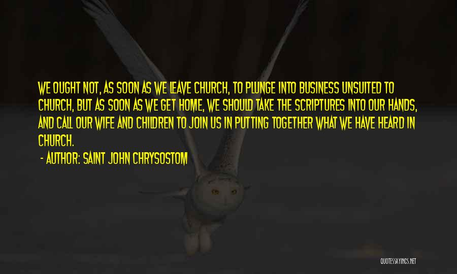 Saint John Chrysostom Quotes 111315