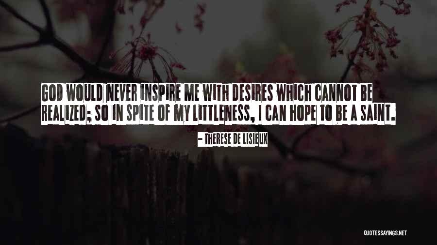 Saint Therese Lisieux Quotes By Therese De Lisieux