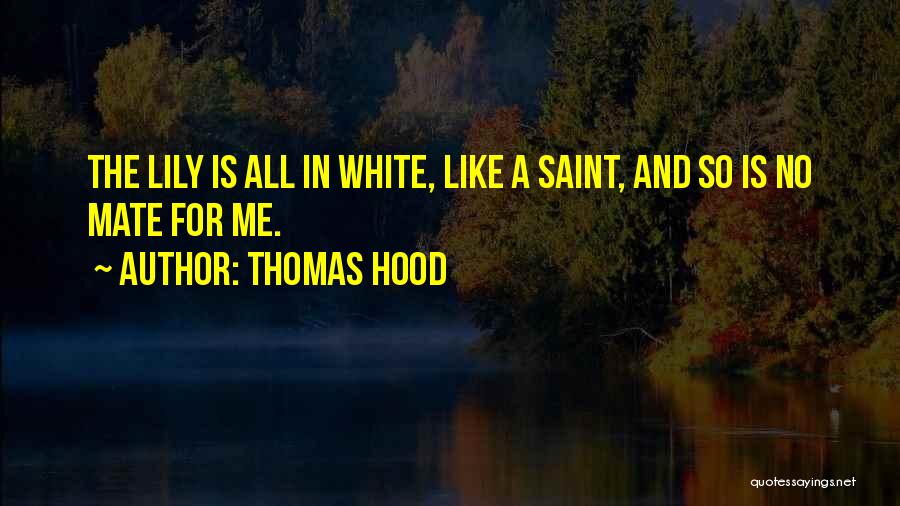 Saint Thomas Quotes By Thomas Hood