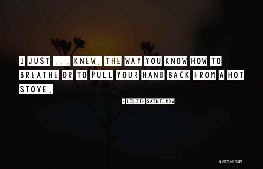Saintcrow Lilith Quotes By Lilith Saintcrow