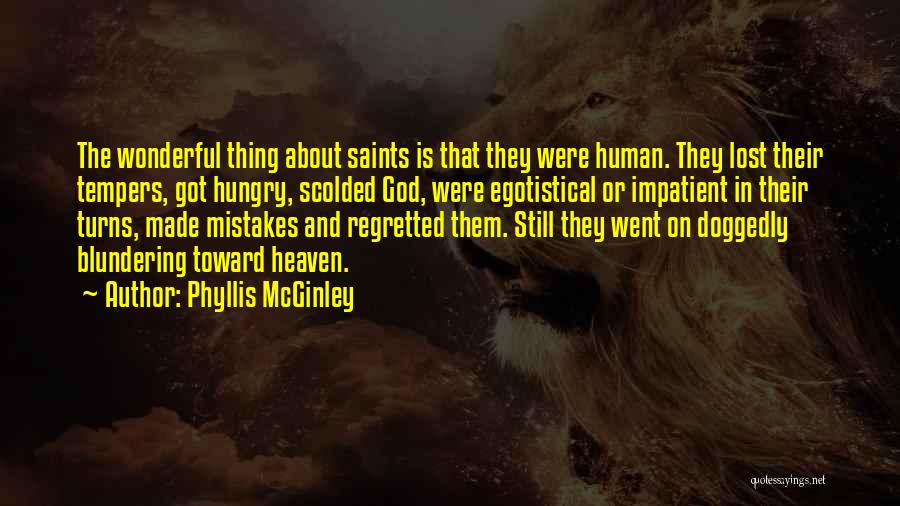 Saints And Their Quotes By Phyllis McGinley