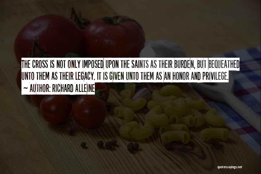Saints And Their Quotes By Richard Alleine