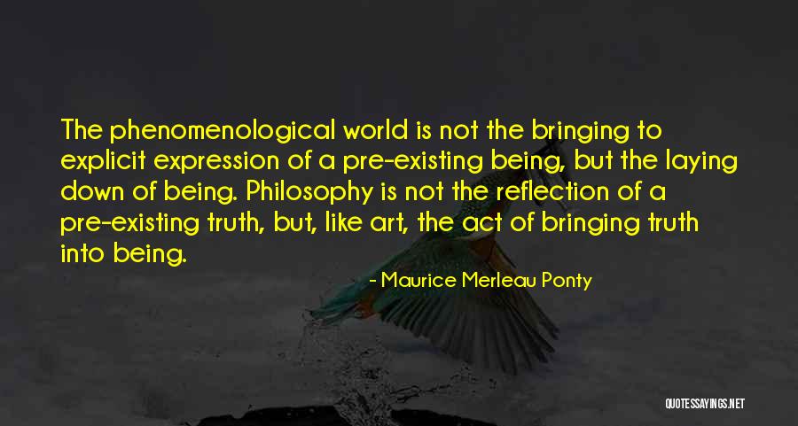 Sajan Tumse Quotes By Maurice Merleau Ponty