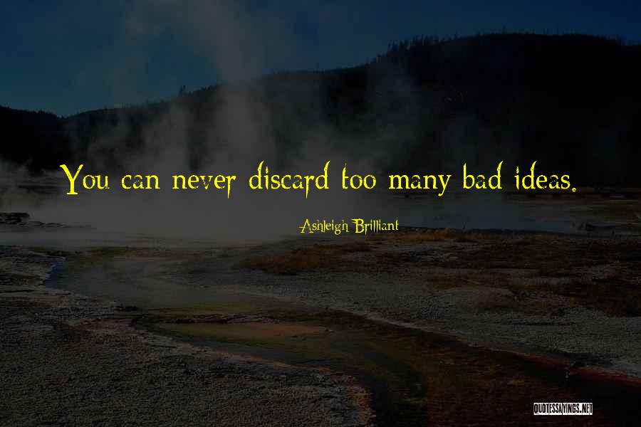 Sajma Sabovic Quotes By Ashleigh Brilliant