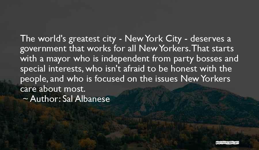 Sal Albanese Quotes 2149682