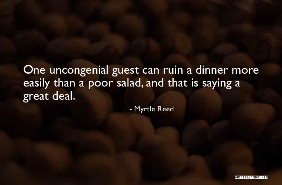 Salad Dinner Quotes By Myrtle Reed Salad Dinner Quotes By Myrtle Reed