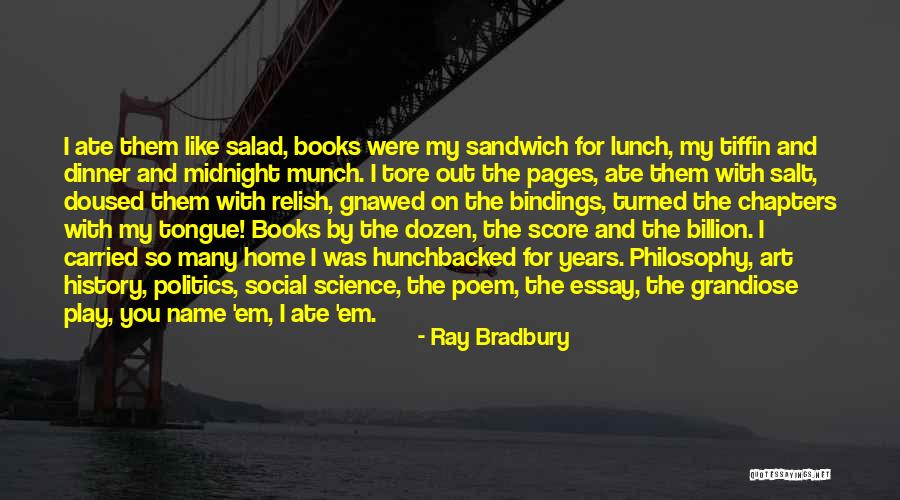 Salad Dinner Quotes By Ray Bradbury Salad Dinner Quotes By Ray Bradbury