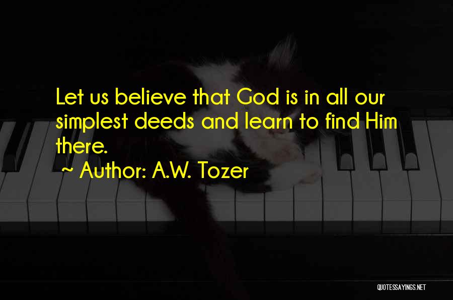 Salam Aidil Adha Quotes By A.W. Tozer