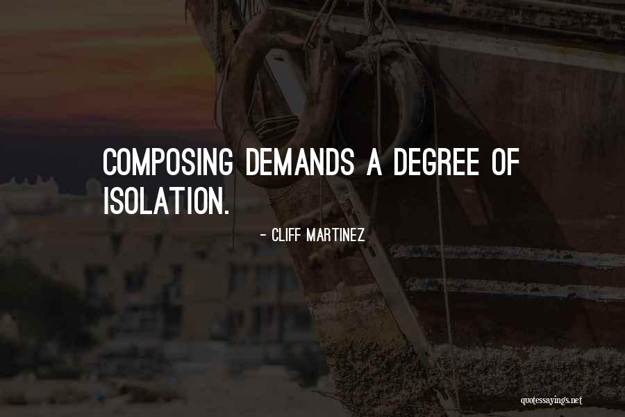 Salamander Thomas Wharton Quotes By Cliff Martinez