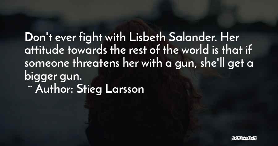 Salander Quotes By Stieg Larsson