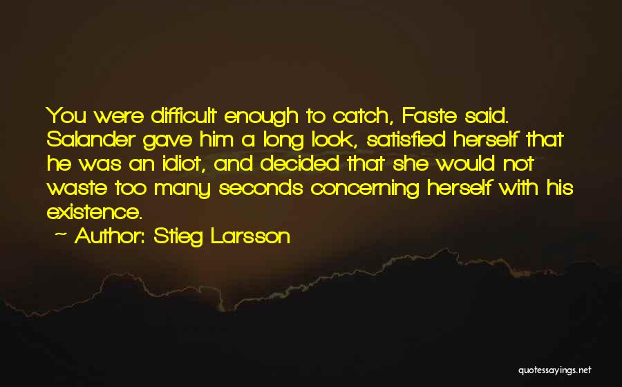 Salander Quotes By Stieg Larsson