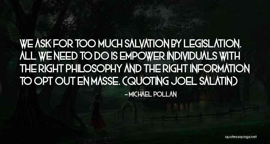 Salatin Quotes By Michael Pollan Salatin Quotes By Michael Pollan