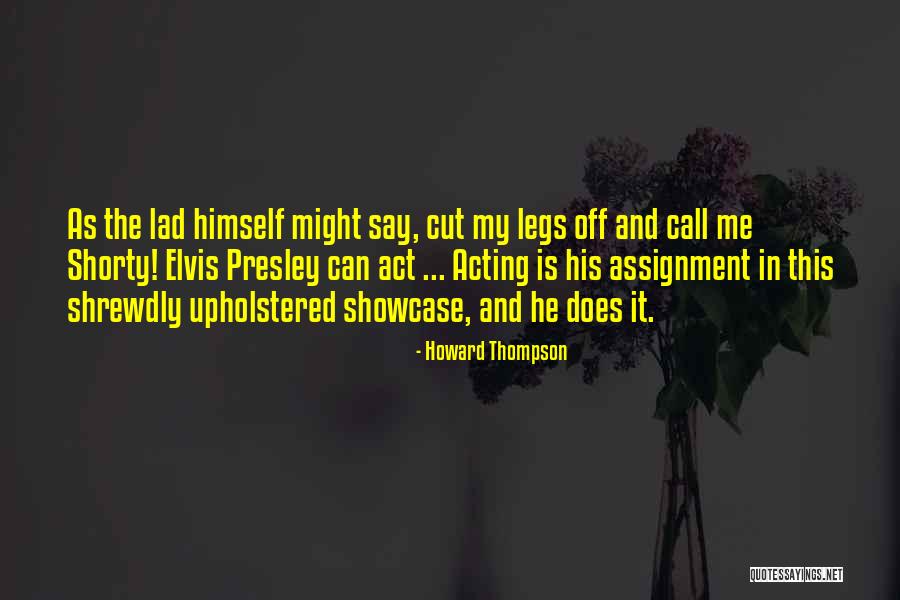Salbengrundlage Quotes By Howard Thompson Salbengrundlage Quotes By Howard Thompson