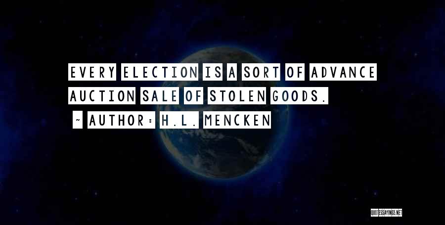 Sale Of Goods Quotes By H.L. Mencken
