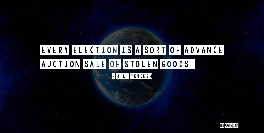 Sale Of Goods Quotes By H.L. Mencken