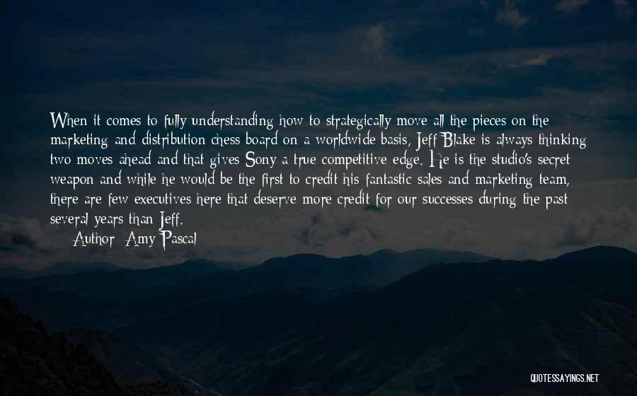 Sales And Marketing Quotes By Amy Pascal