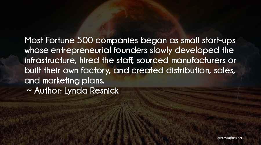 Sales And Marketing Quotes By Lynda Resnick
