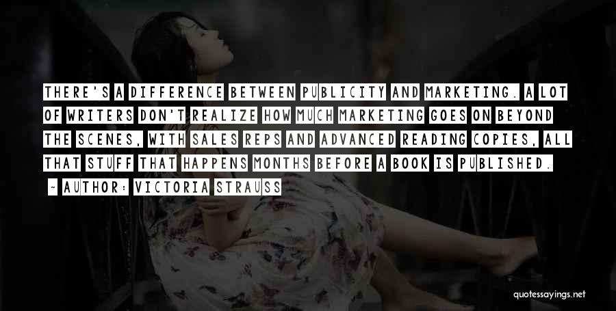 Sales And Marketing Quotes By Victoria Strauss