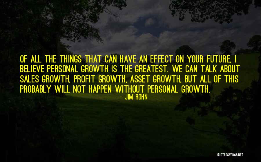 Sales Growth Quotes By Jim Rohn