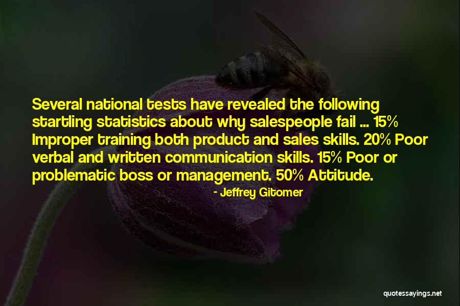 Sales Management Training Quotes By Jeffrey Gitomer