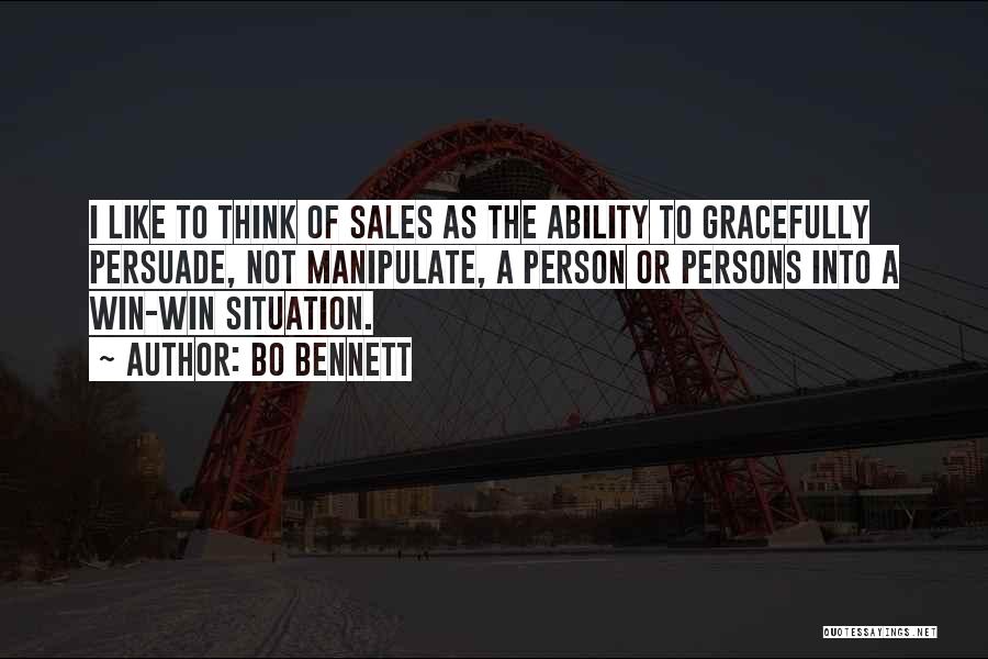 Sales Person Quotes By Bo Bennett