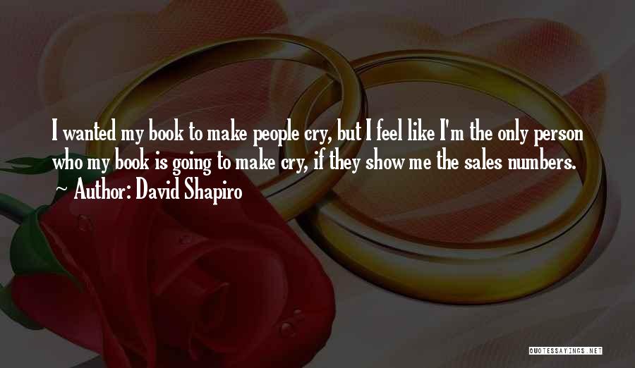 Sales Person Quotes By David Shapiro