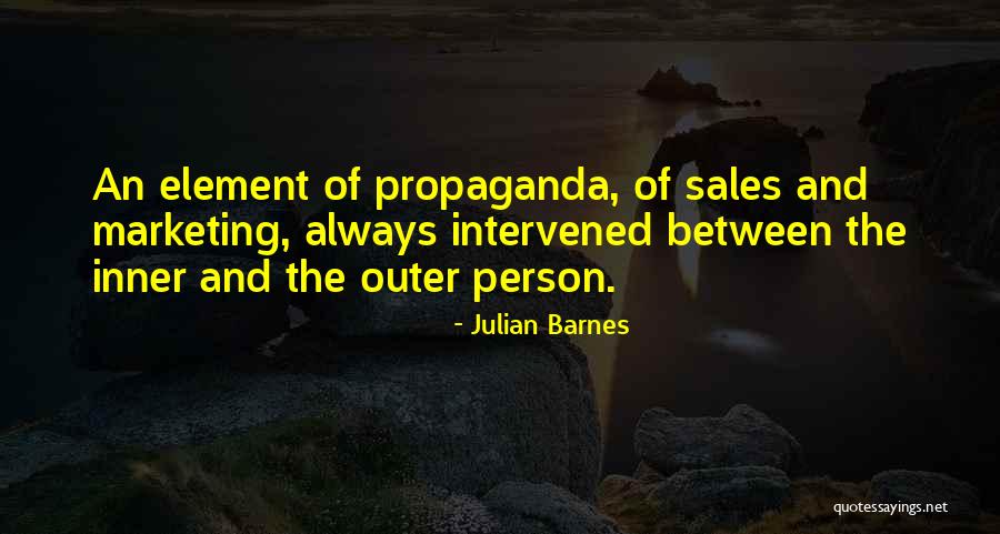 Sales Person Quotes By Julian Barnes